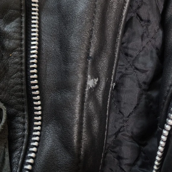 Vintage Verducci Black Leather Fringe Jacket - Picture 6 of 12